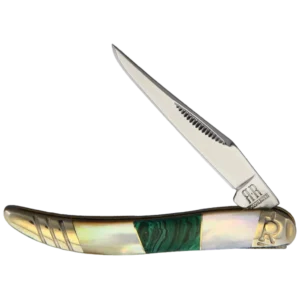 Rough Ryder Stoneworx Malachite and Pearl Small Toothpick