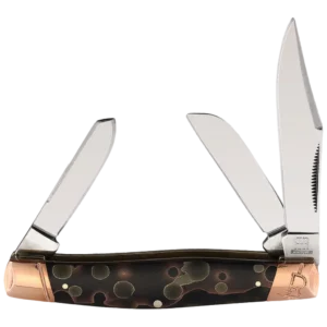 Rough Ryder Copper Swirl Stockman Folding Knife