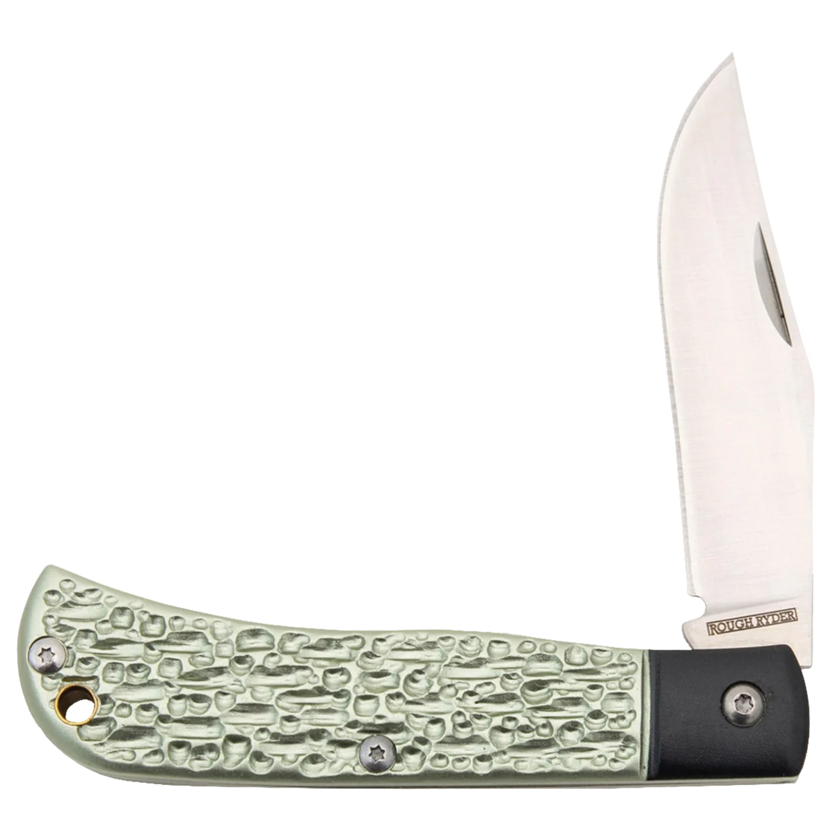 Rough Ryder Green Aluminum Folder - Image 2