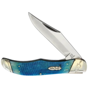 Rough Ryder Black and Blue Folding Hunter
