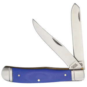 Rough Ryder Blue Mule Trapper Folding Knife
