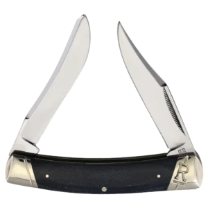 Rough Ryder Denim Micarta T10 Carbon Large Moose Folding Knife