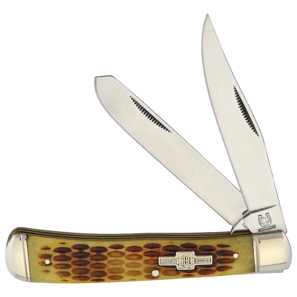 Rough Ryder Amber Jigged Bone Trapper