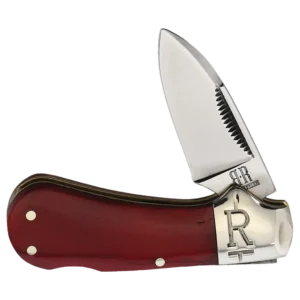 Rough Ryder Cub Lockback Red Smooth Bone