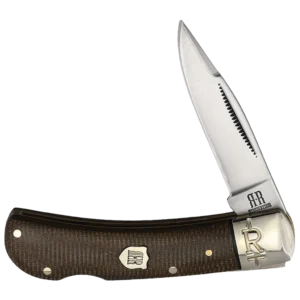 Rough Ryder Tater Skin Lockback Brown Burlap