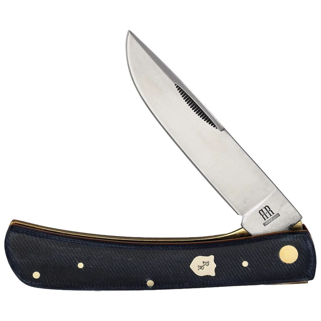 Rough Ryder Faded Blue Jeans Linerlock Folding Work Knife