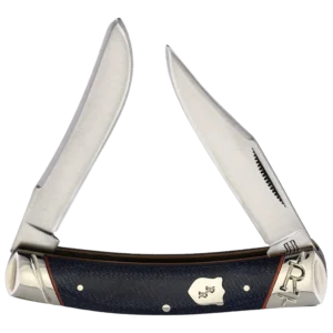 Rough Ryder Faded Blue Jeans Small Moose Folding Knife