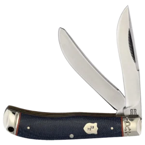Rough Ryder Faded Blue Jeans Mini Trapper