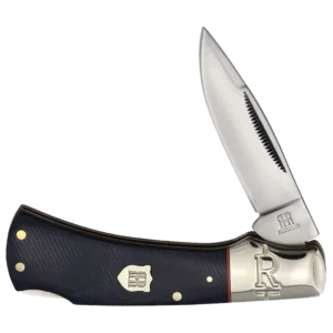 Rough Ryder Denim Micarta Linerlock Work Knife