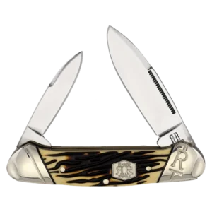 Rough Ryder Tuff Stag Canoe Folding Knife