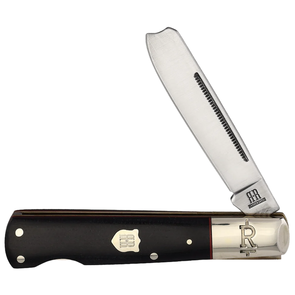Rough Ryder Highland Black Micarta Razor Lock