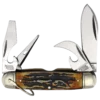 Rough Ryder Classic Cinnamon Bone Stag Kamp King Folding Knife