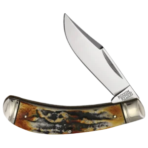 Rough Ryder Classic Cinnamon Bone Stag Bow Trapper