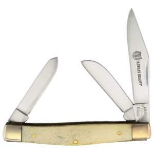 Rough Ryder Stockman White Smooth Bone