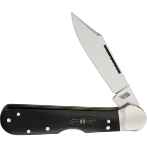 Rough Ryder Black Reserve Smooth Bone Copperhead Lockback
