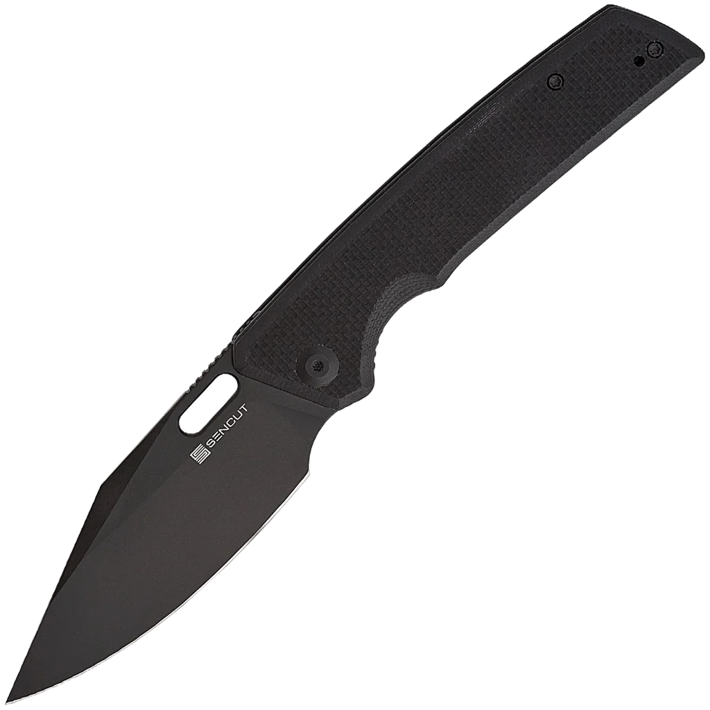 Sencut GlideStrike 3.74" Folding Knife - Black G-10