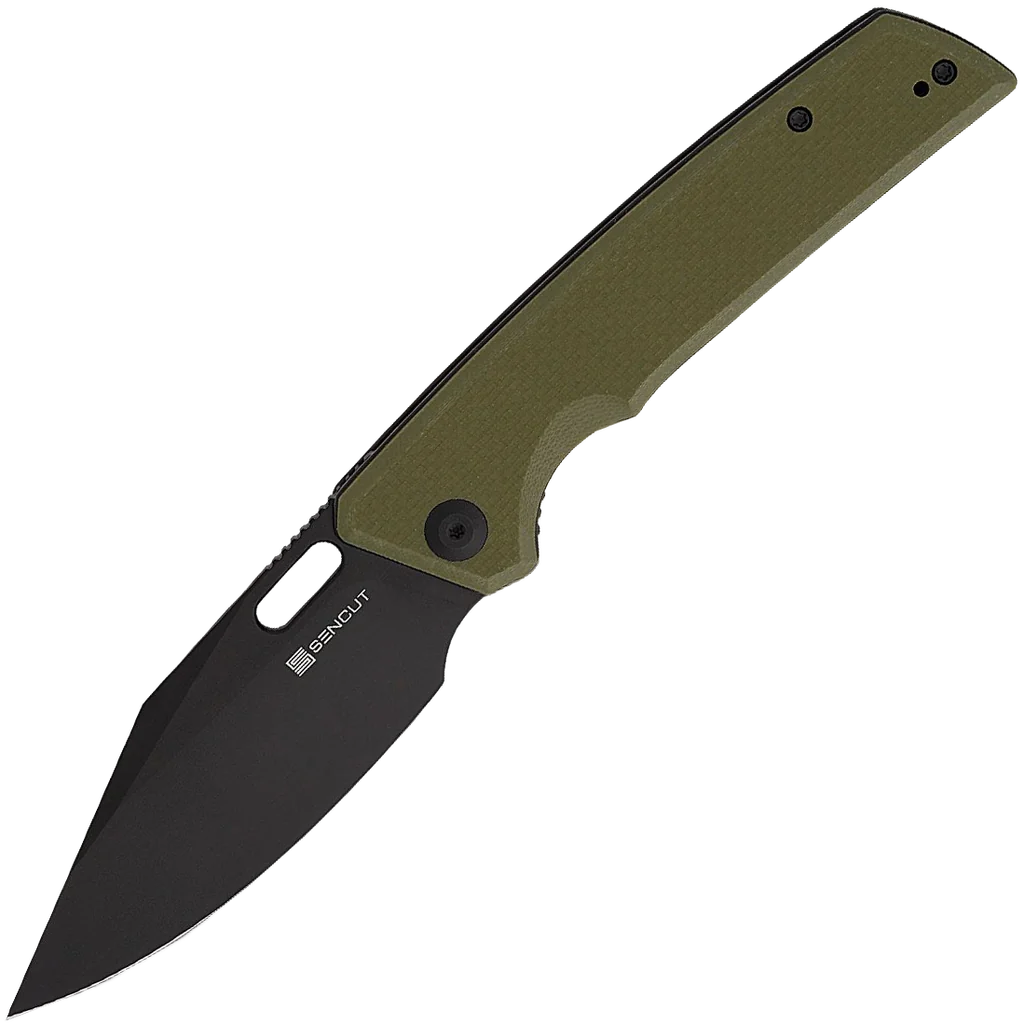 Sencut GlideStrike 3.74" Folding Knife - OD Green G-10