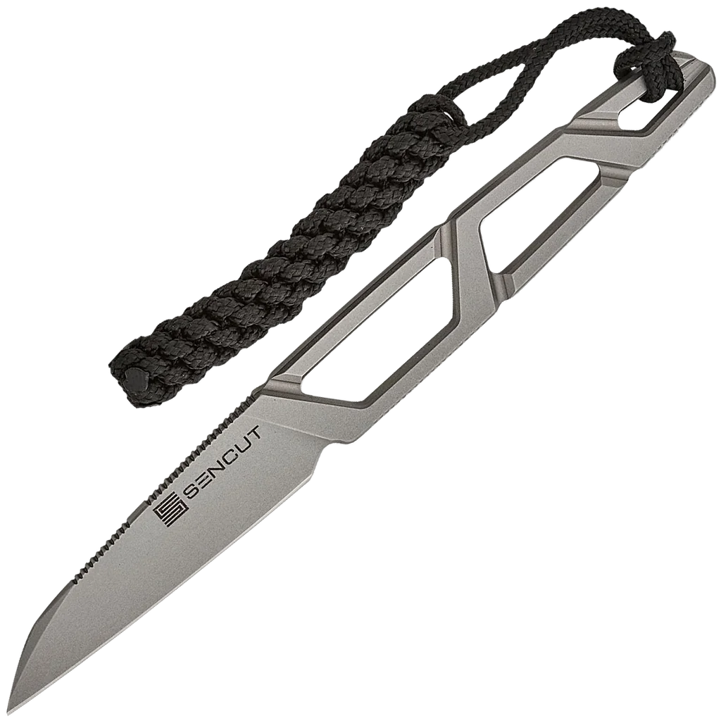 Sencut TEXO Fixed Blade Neck Knife - Stonewash