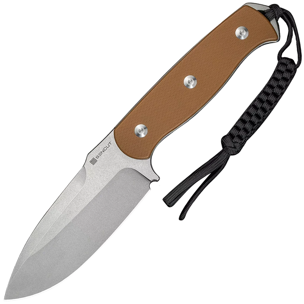 Sencut Toxodon Fixed Blade - Brown G-10