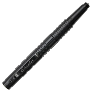Schrade Survival Tactical Pen w/ Ferro Rod & Survival Whistle Black. Starminen Fine Point D1