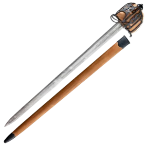 Hanwei Basket-Hilt Broadsword Antiqued