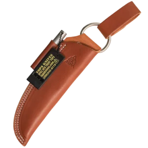 TOPS Brown Bushcraft Leather Sheath (R.H)
