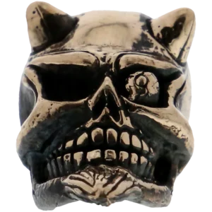 Lion ARMory Sinner Bead in Brass