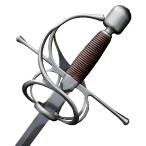 Alternative view of Kingston Arms Swept Hilt Rapier Polished