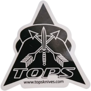 TOPS Logo Silkscreen Sticker 4"