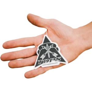 Alternative view of TOPS Logo Silkscreen Sticker 4"