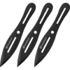 Smith & Wesson 3 pc 8" Black Coated Throwing Knives w/Sheath