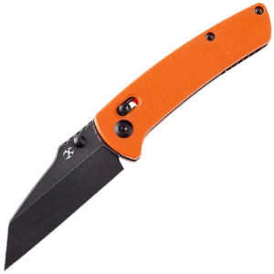 Kansept Main Street Crossbar Lock Knife/Orange G-10 Handle