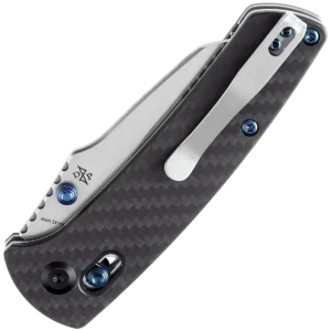 Alternative view of Kansept Main Street Crossbar Lock Knife/Twill Carbon Fiber