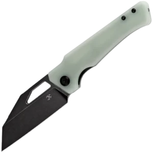 Kansept Egress - Black Stonewashed 14C28N Jade G-10 Handle
