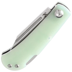 Alternative view of Kansept Wedge Lockback Folding Knife - Jade G-10