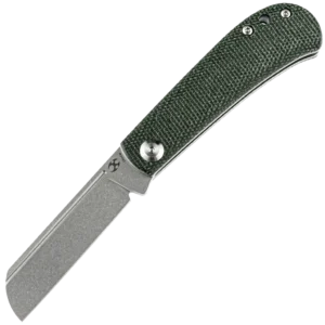 Kansept Bevy Slipjoint Folding Knife - Green Micarta