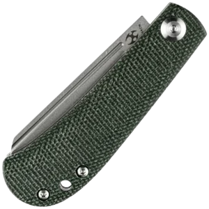 Alternative view of Kansept Bevy Slipjoint Folding Knife - Green Micarta