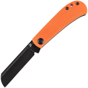 Kansept Bevy Slipjoint Folding Knife - Orange G-10/Black TiCn Blade