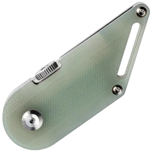 Alternative view of Kansept Dash Folding Kiridashi Knife Jade G-10