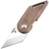Kansept Dash Folding Kiridashi Knife Brown Micarta