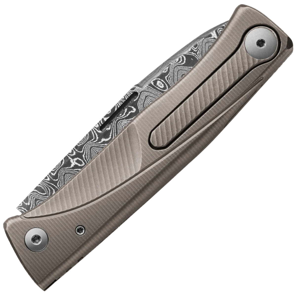 lionSTEEL Thrill Titanium - Grey / Damascus - Image 2