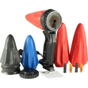 The Pocket Shot Hammer Kit with Black Hammer, Mossy Oak Pocket Shot, Black Whisker and Arrow Pouch 3 Pack