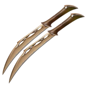 United Cutlery Officially Licensed DESOLATION SMAUG KNIVES OF TAURIEL from The Hobbit