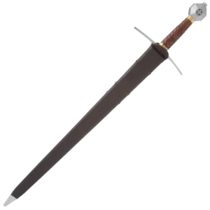 Alternative view of United Cutlery HONSHU HISTORIC FORGED TEMPLAR SWORD WOODEN GRIP