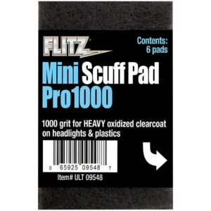 Flitz Mini ScuffPads/6PK - For Removing Oxidation/Haziness on Plastics & Headlights