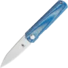 Kizer Feist Blue Denim Micarta