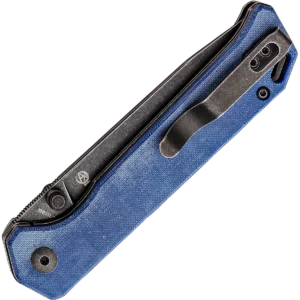 Alternative view of Kizer Feist Blue Denim Micarta Black Stonewash