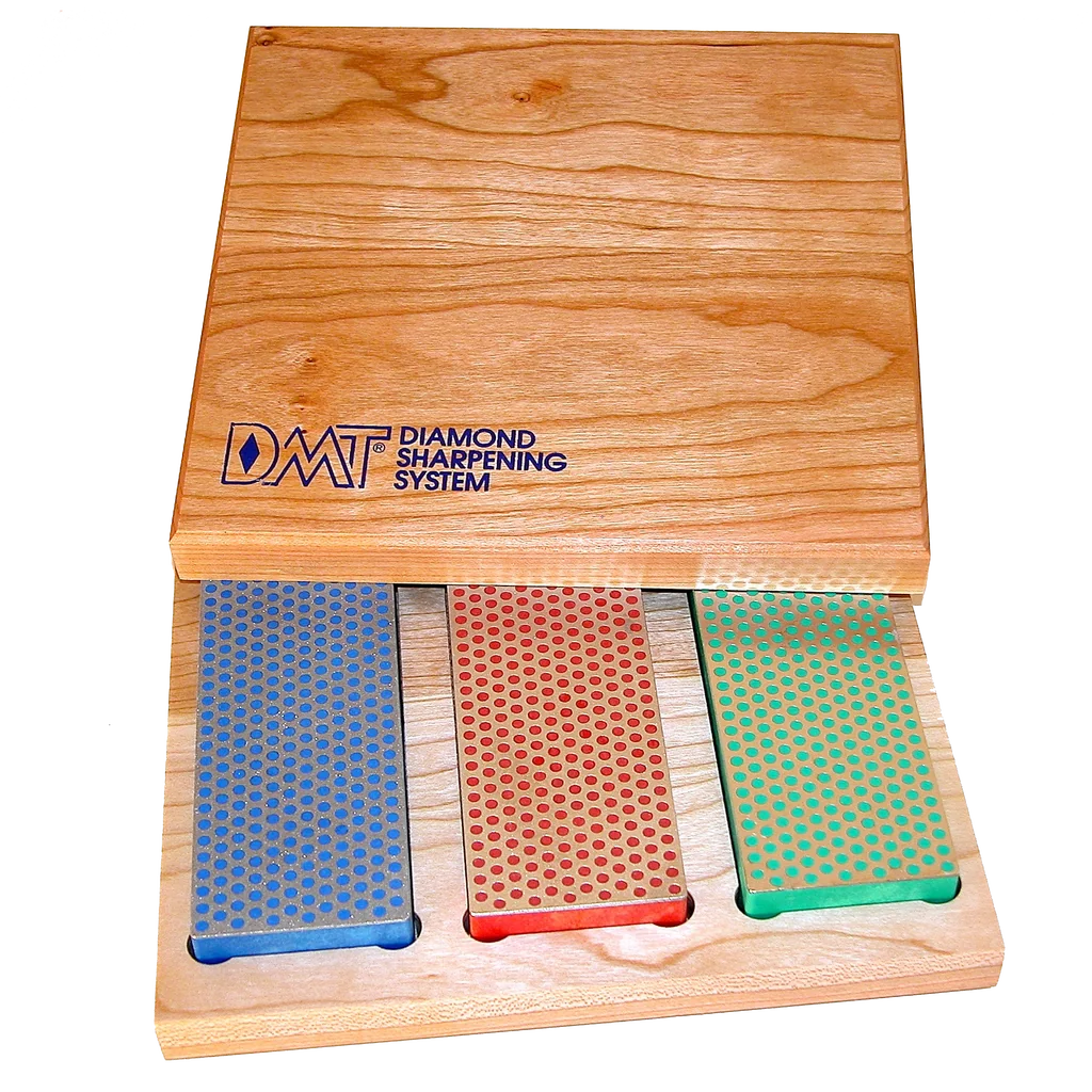 DMT 3 - 6-in. Diamond Whetstone™ Models in Hard Wood Box