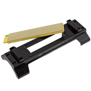 Alternative view of DMT 8-in. DuoSharp® Bench StoneExtra-Fine / Fine with Base