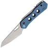 We Knife Vision R Superlock Folding Knife - Blue Titanium